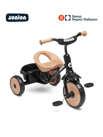 Детский трёхколёсный велосипед Junion Windi, чёрный